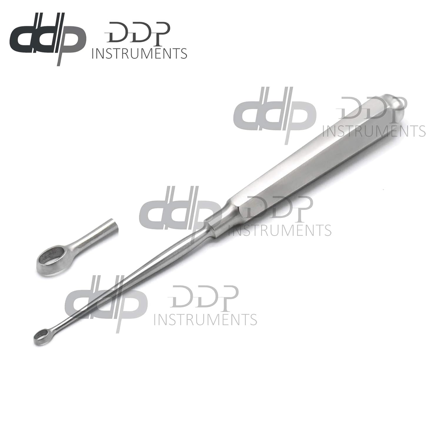 DDP Piffard Dermal Curettes 5MM Oval Shape Cup 6 1/4" Ent