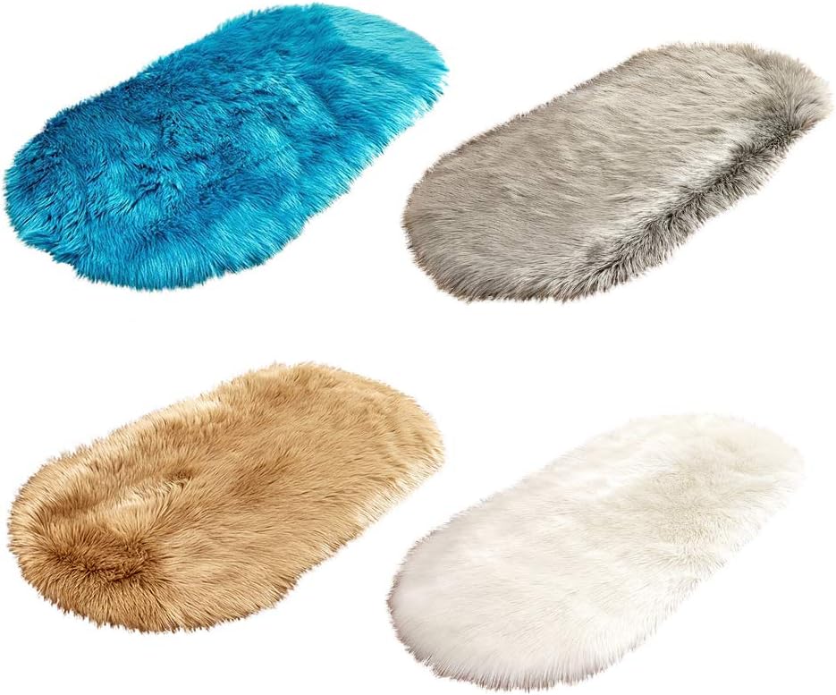 Home Doormat Floor Solid Soft Non Slip Carpet Bed Mat Sofa Mat For Living Room Childrens Room Dining Room Acrylic Plush 40 60cm Blue Kenanlan Bedroom Doormat Horsewear Bandaging Rugs Blankets Gaixample Org