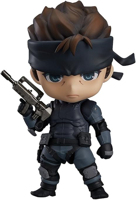 Metal Gear Solid Nendoroid Solid Snake Non Scale Abs Amp Atbc Pvc Painted Action Figure Amazon De Kuche Haushalt