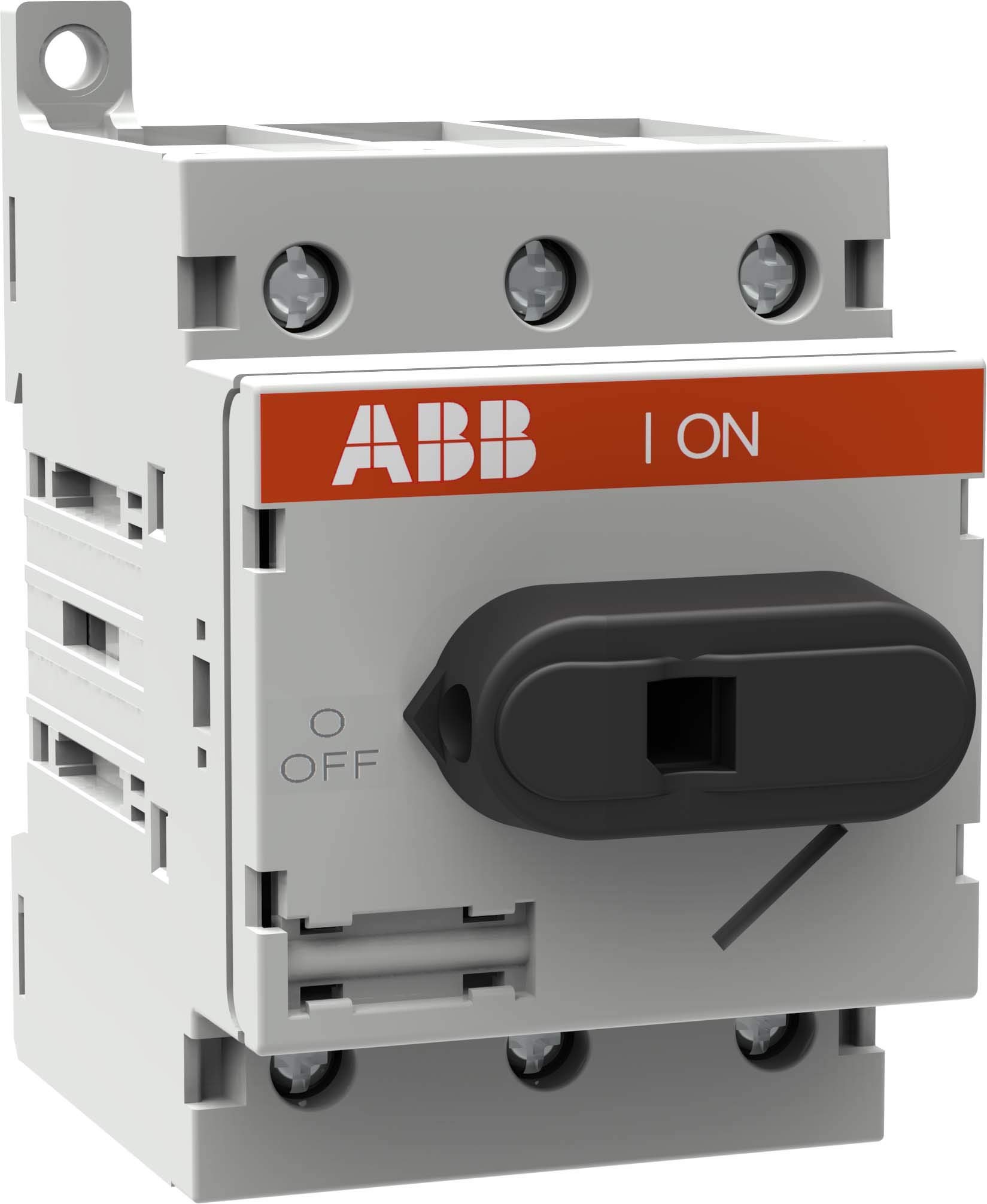 Circuit Breaker 3-Pole 63A with Black Toggle Handle DIN-S