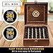 Beautiful Essential Oil Storage Organizer Box 36 Bottle - Holds 5-15ml &10ml Roller Bottles - Free Roller Bottle Opener & 192 EO Labels - Wooden Oil Case Holder