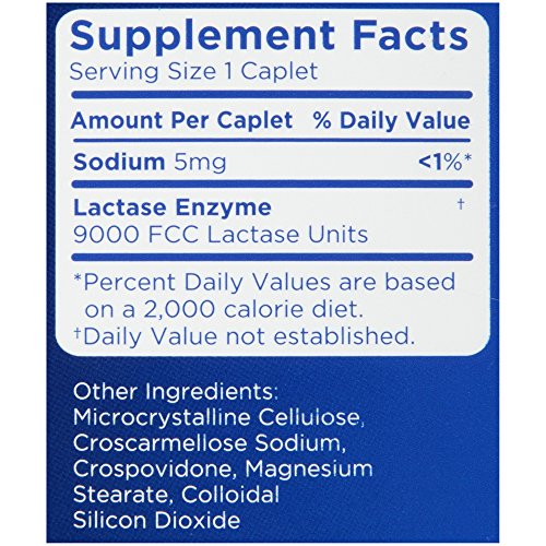 Lactaid Fast Act Lactose Intolerance Relief Pills, 60 singledose