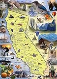 California Map Jigsaw Puzzle - 1000 Piece - Map of