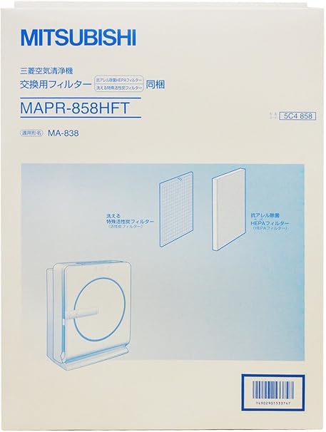 Amazon 三菱電機 空気清浄機 交換用フィルター Mapr 858hft 三菱電機 Mitsubishi Electric 空気清浄機 用フィルタ