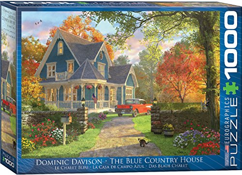 EuroGraphics the Blue Country House by Dominic Davison Puzzle (1000 Piece)