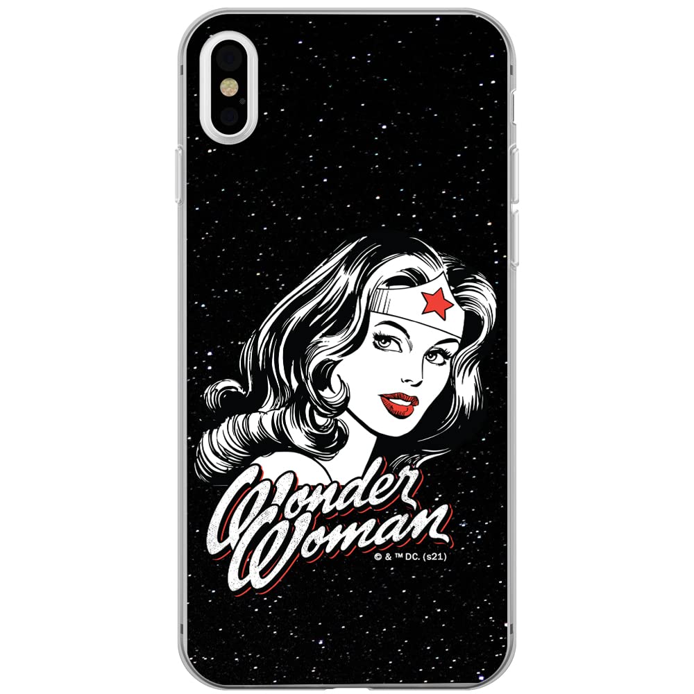 ERT GROUP mobile phone case for Iphone XS Max original and officially Licensed DC pattern Wonder Woman 023 optimally adapted to the shape of the mobile phone, case made of TPU
