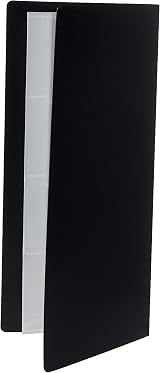 Q-Connect Polypropylene Name Card Holder 160 Cards Black view 4