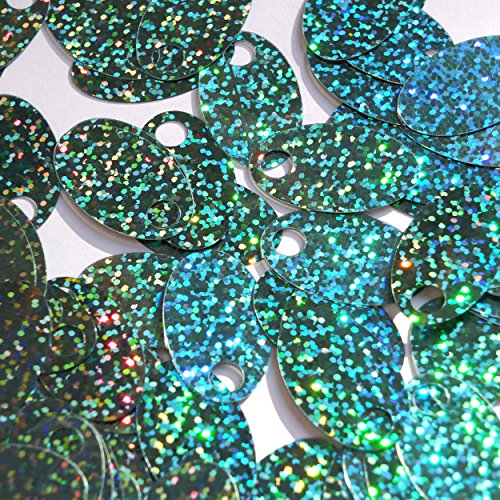 Large Hole Oval Sequin 1.25