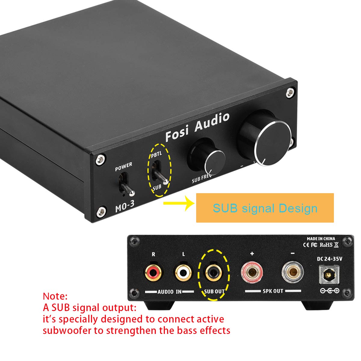 Subwoofer Amplifier 300 Watt Mini Mono Audio Amp Full Frequency And Sub Bass Switchable Amplifier One Channel Home Theater Single Power Subwoofer Amp Fosi Audio M03 Receivers Amplifiers Electronics Environews Tv