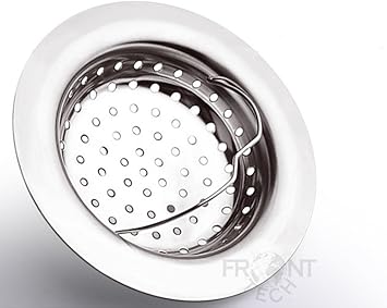 Kitchen Sink Strainer Fronttech Stainless Steel 4 5 Inches
