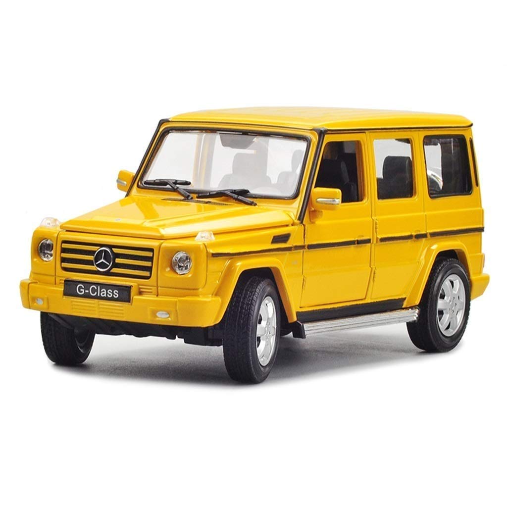 Wsjdmm Model Car 1:24 Mercedes Benz G Series GCLASS Car Model Simulation Alloy Original Off-Road Veh