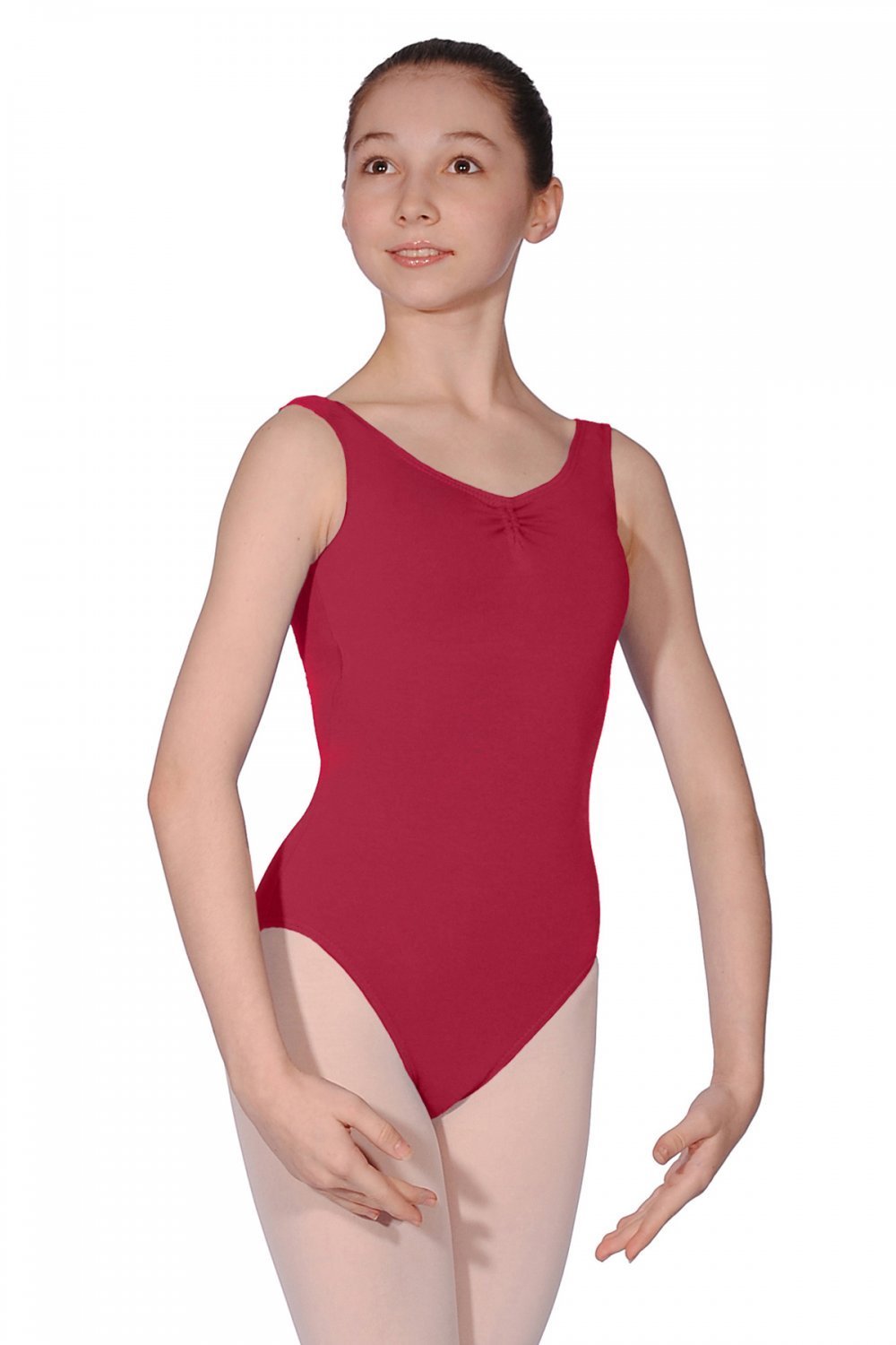 Roch Valley Natasha Ladies' Cotton Sleeveless Leotard S Burgundy