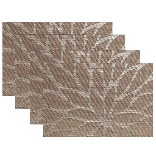 Sicohome placemats dining room placemats for table wove…