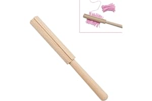 Yushen Wooden Handy Yarn Cutter Tool Supplies for DIY Latch Hook Rug Tapestry Making