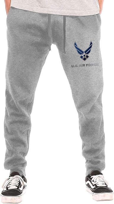 sweatpants and air force ones