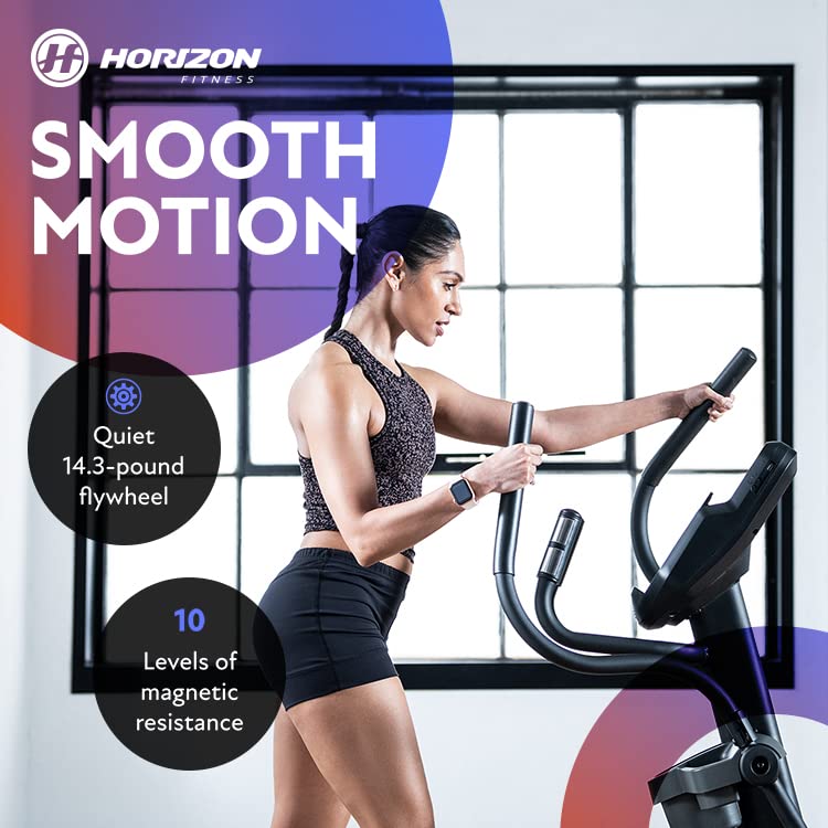 Horizon Fitness EX59 Elliptical Trainer Exercise Machine for Home