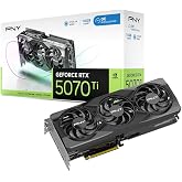PNY NVIDIA GeForce RTX™ 5070 Ti OC Triple-Fan Graphics Card | 16GB GDDR7, 256-bit, Boost: 2572 MHz, PCIe® 5.0, HDMI®/DP 2.1, 