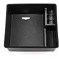 Dreamseek Center Console Organizer for Toyota Fortuner 2005 2006 2007 2008 2009 2010 2011 2012 2013 2014 Interior Armrest Storage Box Glove Holder Tray