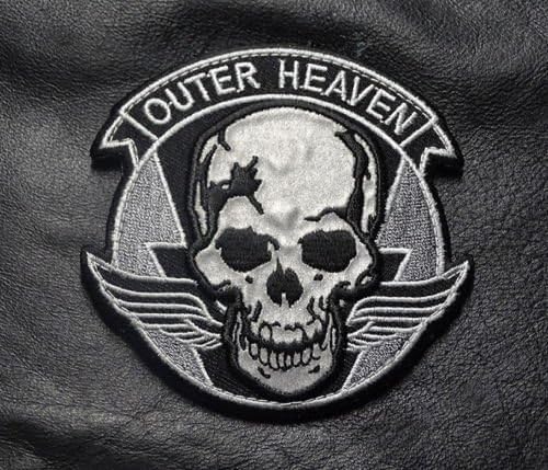 METAL GEAR SOLID OUTER HEAVEN REFLECTIVE GLOW DARK VELCRO PATCH (MTO1) for Accessories - Bags/Purses, Apparel - Coat/Jacket, Apparel - Jeans/Pants, Children, Crafts