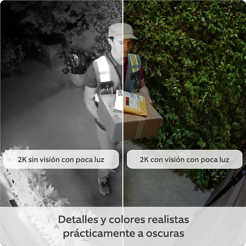 | Cámara exterior Plus con batería (Outdoor Camera Plus última generación) | Vídeo 2K de gran angular | Cámara inalámbrica exterior | Prueba gratuita de 30 días del plan de suscripción Ring