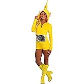 Women’s Teletubbies Romper Costumes - Tinky Winky, Dipsy, Laa-Laa & Po Teletubbies Halloween Costume Group Outfit