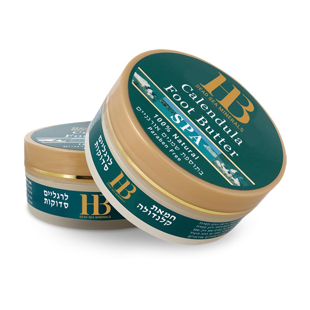 Health & Beauty ► Calendula Butter for Cracked Feet for Women - Enriched with Dead Sea Minerals - 100ml