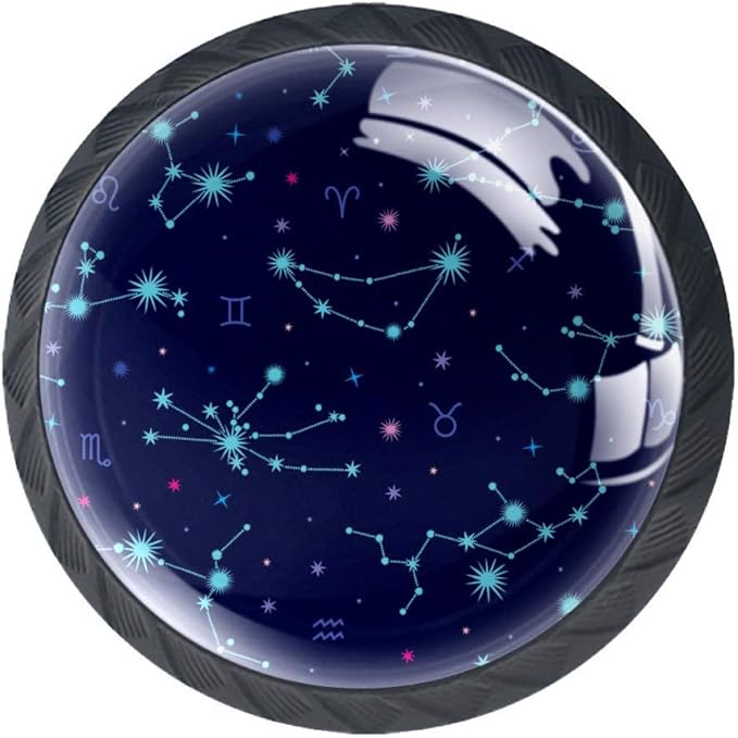 Constelaciones del zodiaco Armario Armario Perillas de los cajones