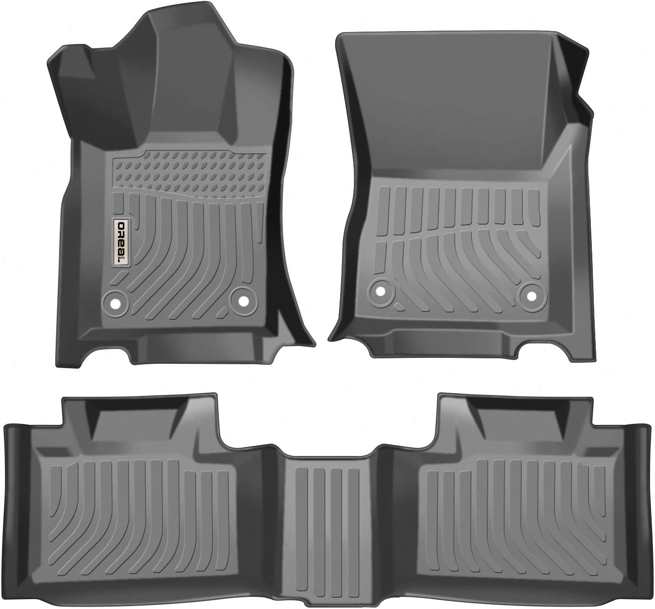 Black TPO Floor Mats Liners for Jeep Grand Cherokee 2011