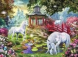 Unicorn Summer House a 500-Piece Jigsaw Puzzle by Sunsout Inc.
