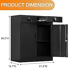TaskStorz Metal Garage Storage Cabinets，Metal