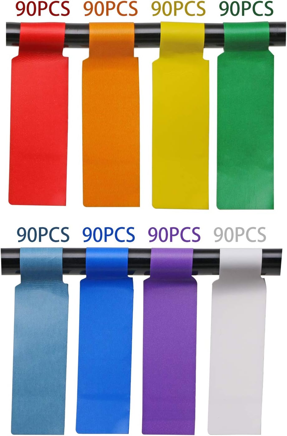 Computer Cables 90pcs/Pack Waterproof Label Sticker 30pcs/Sheet, Total 3 Sheets Cable Sticker