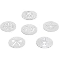 OXO Good Grips Cookie Press Holiday Disk Set, 6-Pieces | Fits OXO Cookie Press, Baking Supplies, Cookie Stamp, Stainless Stee
