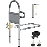 JivaJot Bed Rails for Elderly Adults Safety with Motion Sensor Light, Bedrails for Elderly Adults Grab Bar Bed Handrails, Non