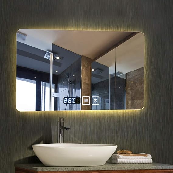 KAD Miroir de salle de bains Smart Led, miroir de ...