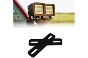 Ditch Light Bracket Extensions Pair | Compatible with Most Manufacturers Ditch Light Brackets | Made in The USA | Rago Fabrication | Quick & Easy Installation