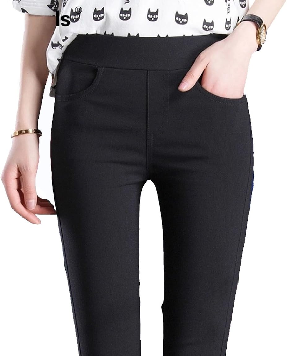 destroyed black jeggings