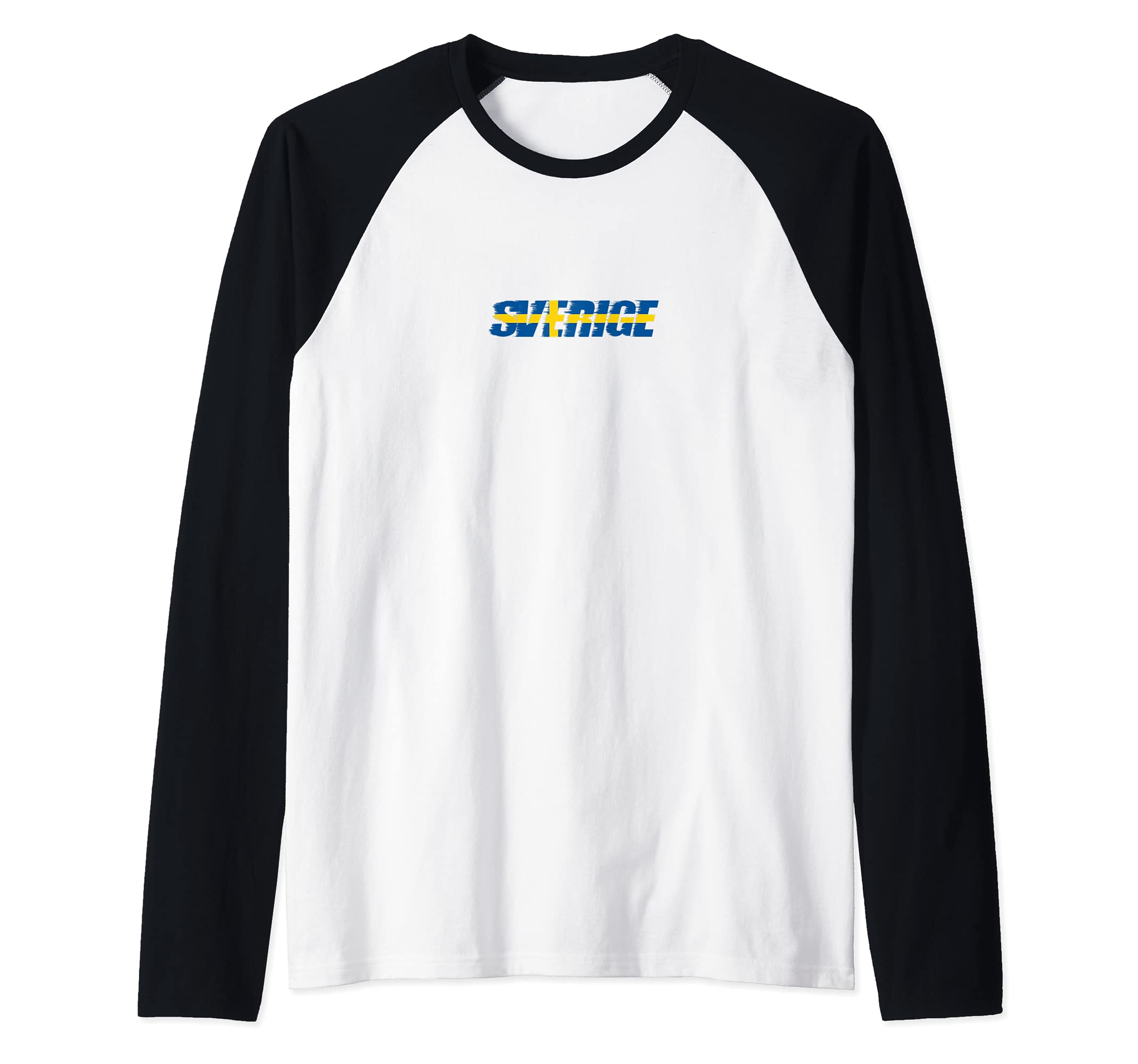 Flag Sweden Raglan Baseball Tee
