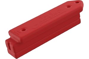 Master Magnetics 07612 Magnetic Stud Finder with Shield, Drywall Screw and Nail Locator, Red