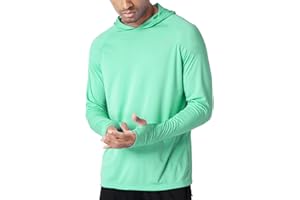 Willit Men's Sun Shirts UPF 50+ Rash Guard Long Sleeve Sun Protection Hoodie SPF UV Fishing Lightweight Athletic Running