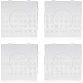 ARTKAL Fuse Bead Pegboard for 5mm Iron Bead Board, Design for Midi Beads Art Craft, 4pcs