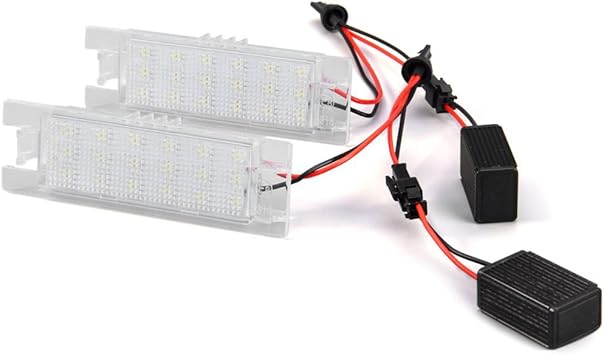 corsa d led number plate lights