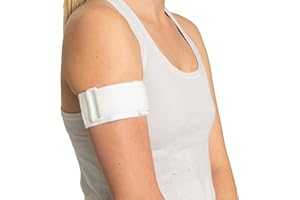 Cho-Pat Upper Arm Strap, Waterproof Swimmer's Arm Brace for Bicep and Tricep Tendonitis, Medium, Made in the USA