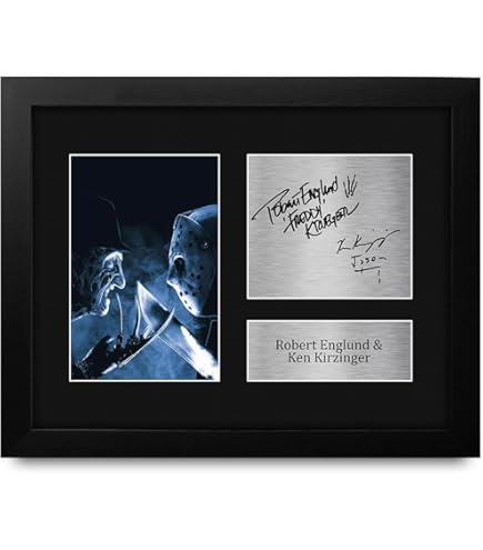 Foto Stampata Con Firma Autografa Di Gunnar Hansen (Leatherface) – Formato A4 Incorniciato – Regalo Per Collezionisti Di Film Horror - 4
