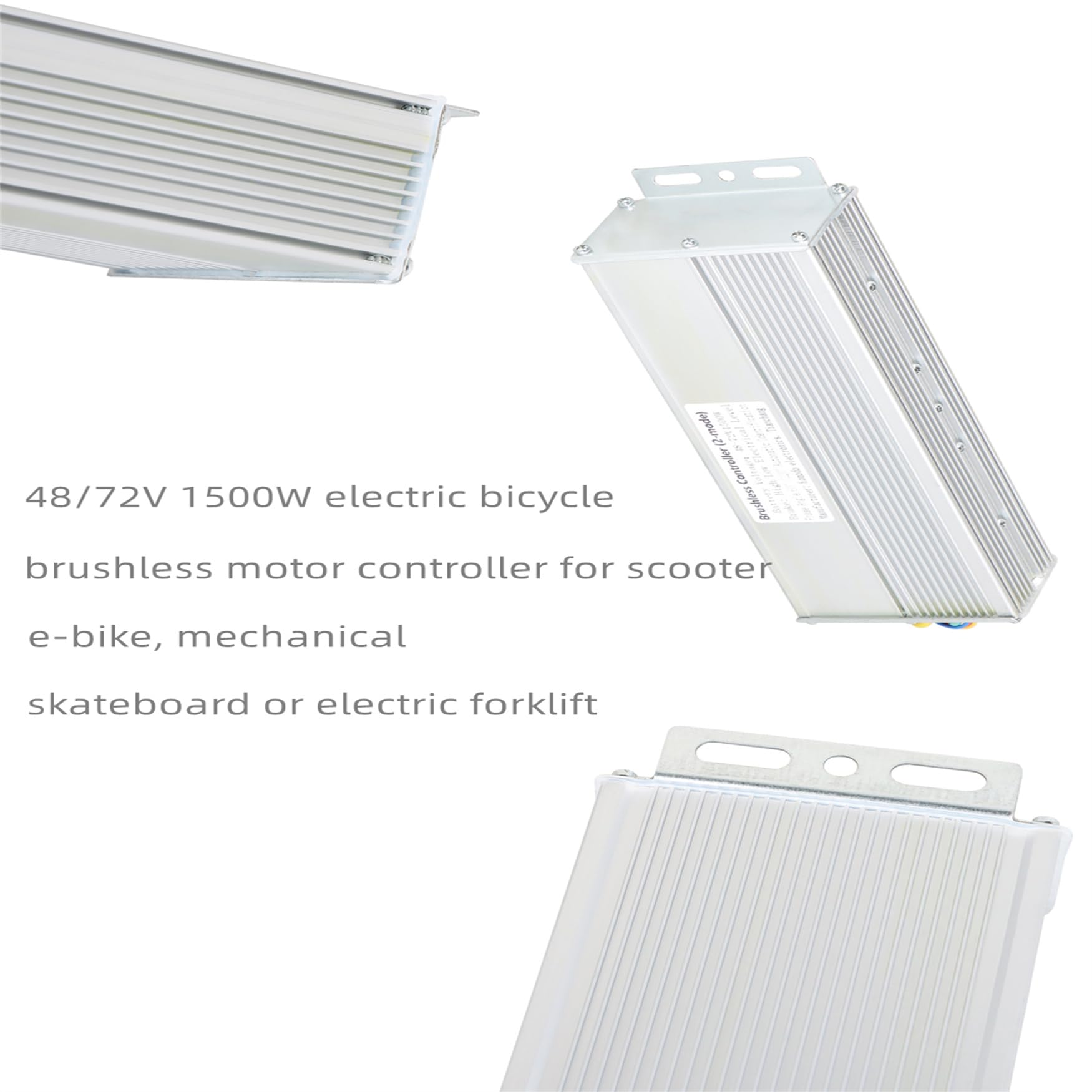 WFLNHB 48/72V 1500W Brushless DC Electric Motor Speed Control Box(2-mode) Replacement for Electric Bicycle Scooter