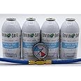 Arctic Air Refrigerant Support For R1234yf, GET COLDER AIR, 3 Cans & Brass Hose - Foto 4