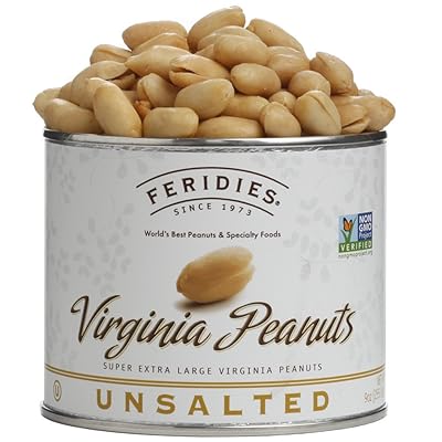 FERIDIES 9oz Can Unsalted Virginia Peanuts