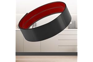 COENGWUI Stainless Steel Kick Plate, Peel and Stick Kickplate Base Cover, Baseboard Molding Trim for Wall, Door, Kitchen Cupboard, Dishwasher Toe - Anti-Scratch Protection (9.8ft x 3.9in, Brushed Black)