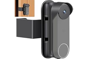 BORCORZ Horizontal Adjustable Mount for Google Nest Doorbell (Battery), No Drill Mount for Google Doorbell Camera, Adjustable (40° Left and Right) Angle, Doorbell Mount for Apartment Home Renters
