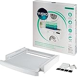 Wpro SKS101&nbsp;Washing Machine Dryer Accessories/Frame with Shelf/for Connecting Installation Frame Washing Machine and Tumble Dryer (Universal for all brands. 60&nbsp;x 60&nbsp;cm With Shelf