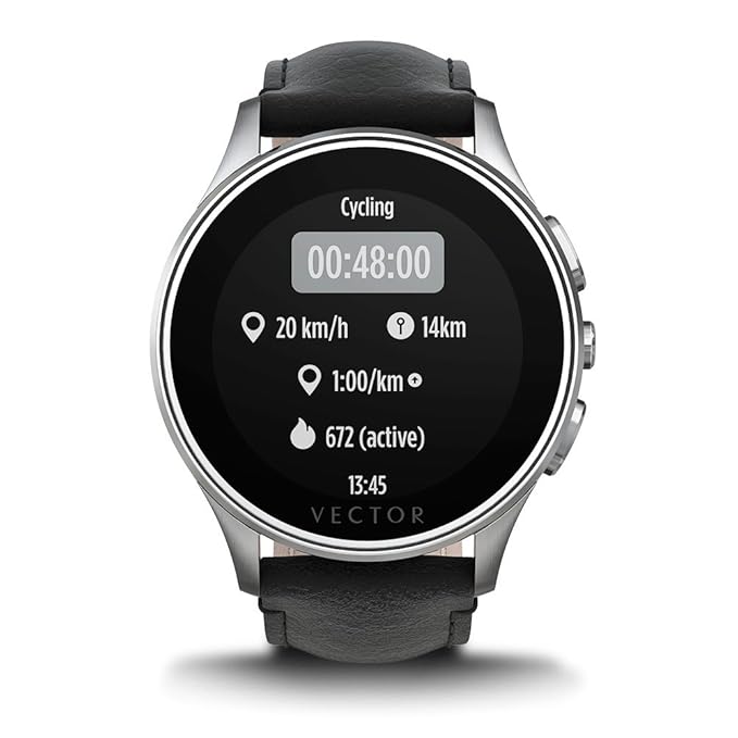 Vector L1-10-016 Luna - Smartwatch de acero inoxidable, 46 ...